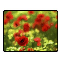 Poppy Vi Double Sided Fleece Blanket (small) 