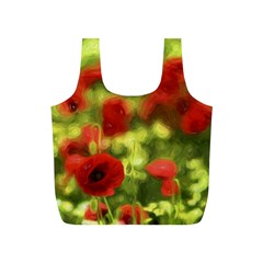 Poppy Vi Full Print Recycle Bags (s)  by colorfulartwork