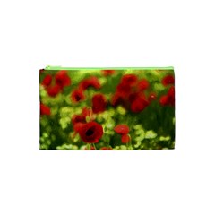 Poppy Vi Cosmetic Bag (xs) by colorfulartwork