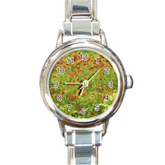 Poppy VII Round Italian Charm Watch