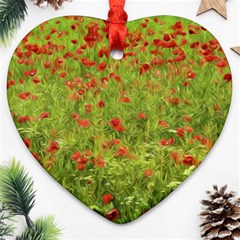 Poppy VII Ornament (Heart) 