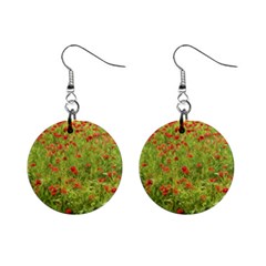 Poppy VII Mini Button Earrings