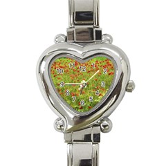 Poppy VII Heart Italian Charm Watch