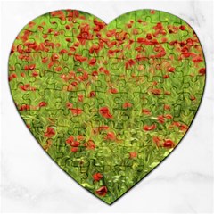 Poppy Vii Jigsaw Puzzle (heart)