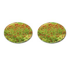 Poppy VII Cufflinks (Oval)