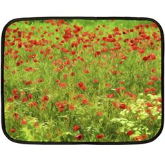 Poppy VII Double Sided Fleece Blanket (Mini) 