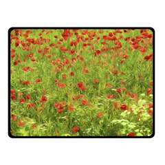 Poppy VII Fleece Blanket (Small)