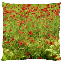 Poppy VII Large Cushion Case (One Side)