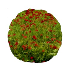 Poppy VII Standard 15  Premium Round Cushions