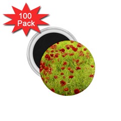 Poppy Viii 1 75  Magnets (100 Pack)  by colorfulartwork