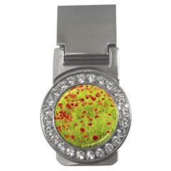 Poppy Viii Money Clips (cz)  by colorfulartwork