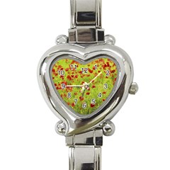 Poppy Viii Heart Italian Charm Watch by colorfulartwork