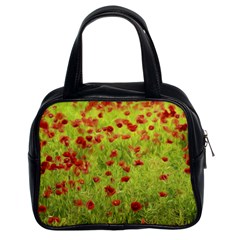 Poppy Viii Classic Handbags (2 Sides) by colorfulartwork