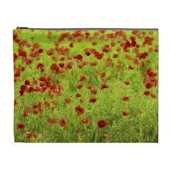 Poppy Viii Cosmetic Bag (xl) by colorfulartwork