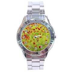 Poppy Viii Stainless Steel Analogue Watch by colorfulartwork