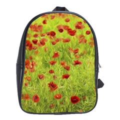 Poppy Viii School Bags (xl)  by colorfulartwork