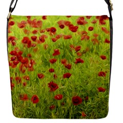 Poppy Viii Flap Messenger Bag (s) by colorfulartwork