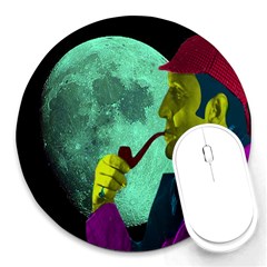 Sherlock Holmes Round Mousepads by icarusismartdesigns