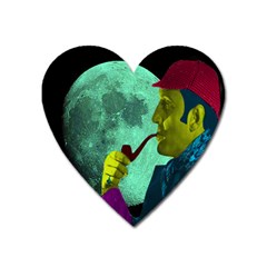 Sherlock Holmes Heart Magnet by icarusismartdesigns