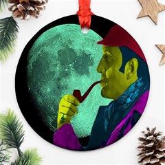 Sherlock Holmes Round Ornament (two Sides) 