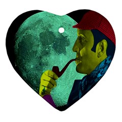 Sherlock Holmes Heart Ornament (2 Sides)