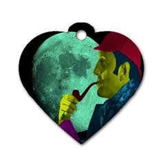 Sherlock Holmes Dog Tag Heart (two Sides) by icarusismartdesigns