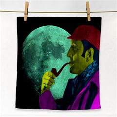 Sherlock Holmes Face Towel by icarusismartdesigns