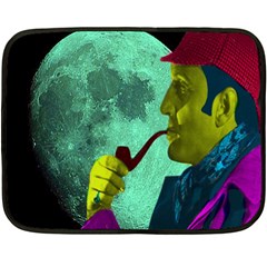 Sherlock Holmes Double Sided Fleece Blanket (mini)  by icarusismartdesigns