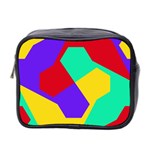 Colorful misc shapes                                                  Mini Toiletries Bag (Two Sides) Front