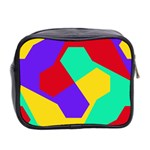 Colorful misc shapes                                                  Mini Toiletries Bag (Two Sides) Back