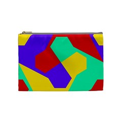 Colorful Misc Shapes                                                  Cosmetic Bag by LalyLauraFLM