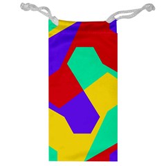 Colorful Misc Shapes                                                  Jewelry Bag by LalyLauraFLM