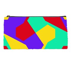 Colorful Misc Shapes                                                  	pencil Case by LalyLauraFLM