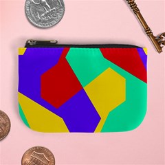 Colorful Misc Shapes                                                  	mini Coin Purse by LalyLauraFLM