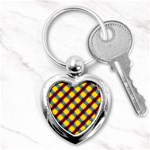 Blue x chains                                                     			Key Chain (Heart) Front