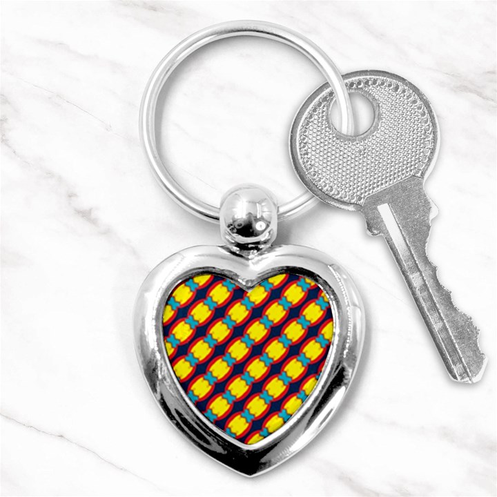 Blue x chains                                                     			Key Chain (Heart)