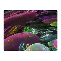 Creation Of The Rainbow Galaxy, Abstract Double Sided Flano Blanket (mini)  by DianeClancy