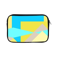 Blue yellow shapes                                                        			Apple iPad Mini Zipper Case