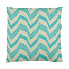 Blue Waves Pattern                                                         	standard Cushion Case (two Sides)