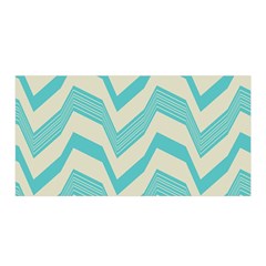 Blue Waves Pattern                                                         Satin Wrap