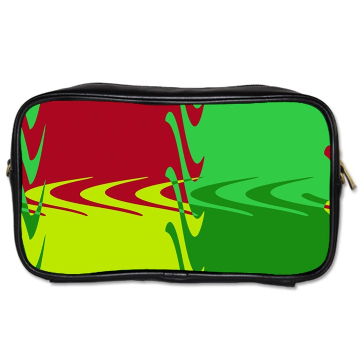 Wavy shapes                                                         			Toiletries Bag (One Side)