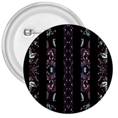 Oriental Floral Stripes 3  Buttons by dflcprints