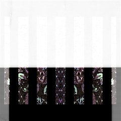 Oriental Floral Stripes Rectangular Jigsaw Puzzl by dflcprints