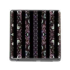 Oriental Floral Stripes Memory Card Reader (square) by dflcprints