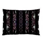 Oriental Floral Stripes Pillow Case (Two Sides) Front