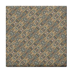 Cobblestone Geometric Texture Tile Coasters by dflcprints