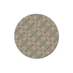 Cobblestone Geometric Texture Magnet 3  (round) by dflcprints