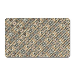 Cobblestone Geometric Texture Magnet (rectangular)