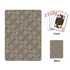 Cobblestone Geometric Texture Playing Card by dflcprints