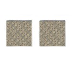 Cobblestone Geometric Texture Cufflinks (Square) Front(Pair)